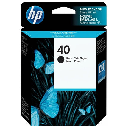 HP 51640A (HP 40) Black Pigment-Based Ink Cartridge