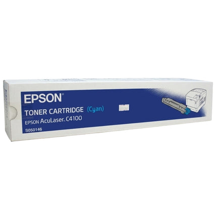 Epson C4100 Cyan Laser Toner Cartridge, S050146
