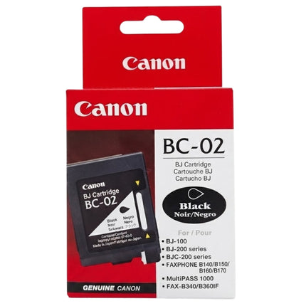 Original Canon BC-02 Black Ink Cartridge