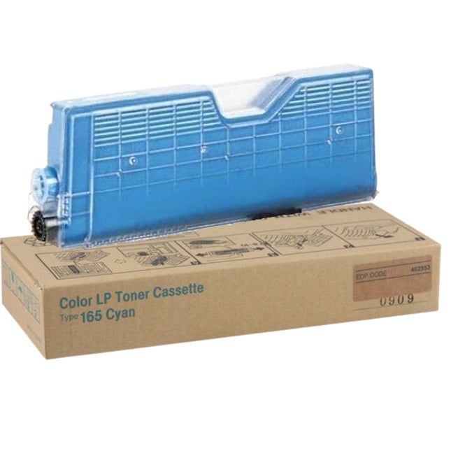 Original Ricoh TYPE 165  High Yield Cyan Toner Cartridge, 402553