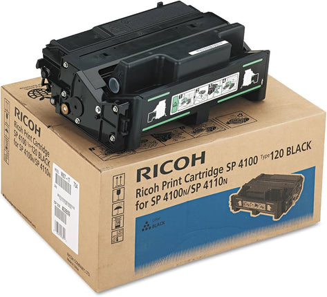 Origianl Ricoh SP 4100 TYPE 120 High Yield Black Toner Cartridge, 406997  