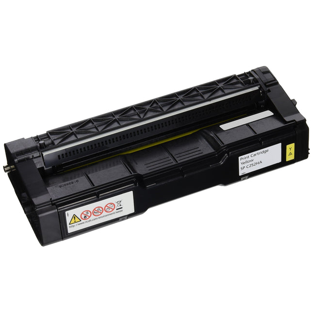 Ricoh SP C252HA Yellow Toner Cartridge, 407656