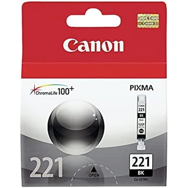 New Genuine Canon CLI-221 Black Ink Cartridge