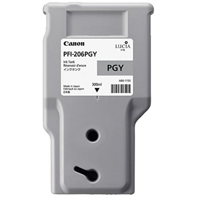 Original Canon PFI-206 300mL Photo Gray Ink Cartridge
