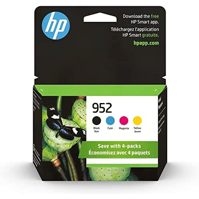New Genuine HP 952 Black, Cyan, Magenta, Yellow Ink Cartridge
