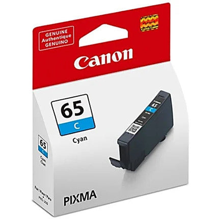 Original Canon CLI-65 Standard Yield Cyan Ink Cartridge, 4216C002