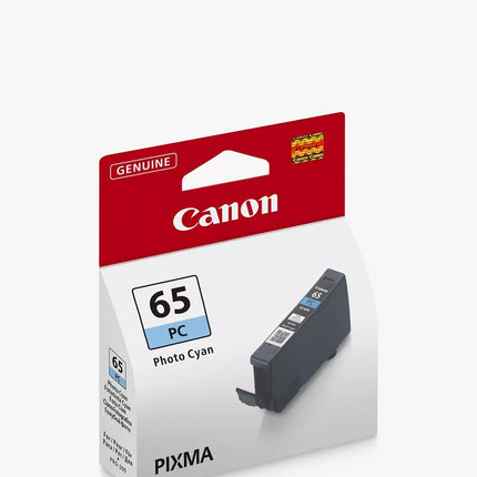 Original Canon CLI-65 Standard Yield Photo Cyan Ink Cartridge, 4220C001