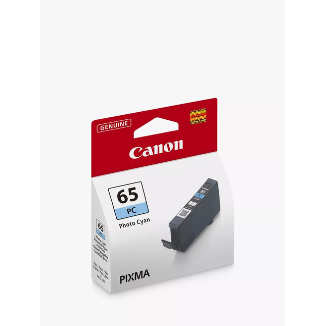 Original Canon CLI-65 Standard Yield Photo Cyan Ink Cartridge, 4220C001