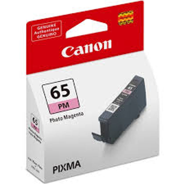 Original Canon CLI-65 Standard Yield Photo Magenta Ink Cartridge, 4221C001 