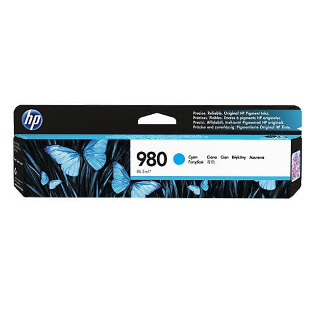 HP 980 D8J07A Cyan Ink Cartridge