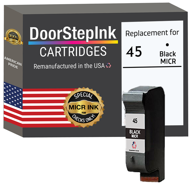 HP 45 Black MICR Ink Cartridge