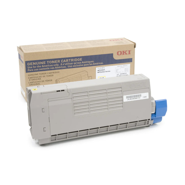 Original Okidata MPS3537 High Yield Yellow Toner Cartridge, 58400101 
