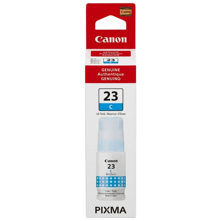 Original Canon GI-23 High Yield Cyan Ink Bottle, 4670C001 