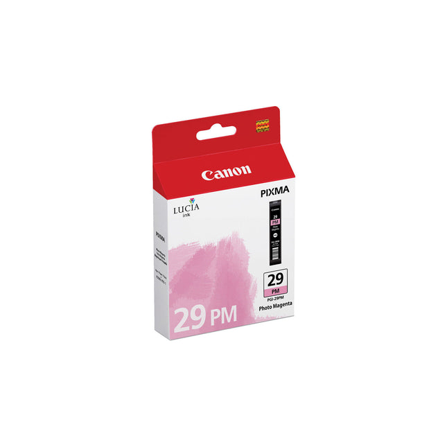 Original Canon PGI-29 Standard Yield Photo Magenta Ink Cartridge, 4877B002 