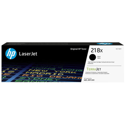 Original HP 218X High-Yield Black Toner Cartridge, W2180X