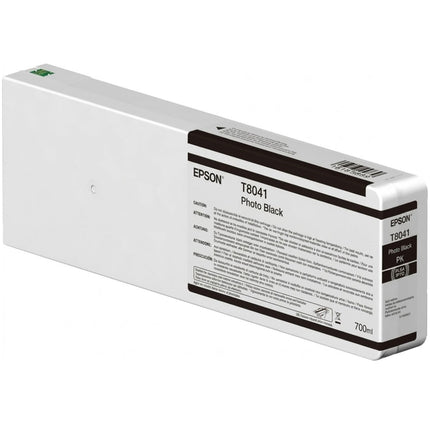 Genuine Epson 700ml UltraChrome HD Photo Black Ink Cartridge, T804100