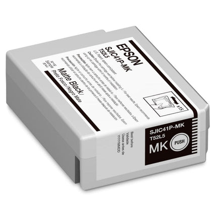 Original Epson T52L5 High Yield Matte Black Ink Cartridge, SJIC41P-MK