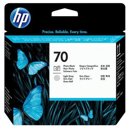 HP 70 (C9407A) Photo Black and Light Gray DesignJet Printhead