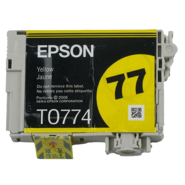 Original Epson 77 (T0774) Yellow Ink Cartridge