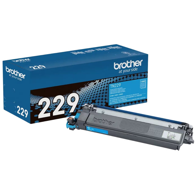 Original Brother TN-229 Standard Yield Cyan Toner Cartridge