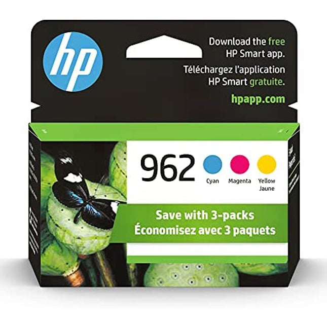 Original HP 962 Cyan, Magenta, Yellow Ink Cartridge