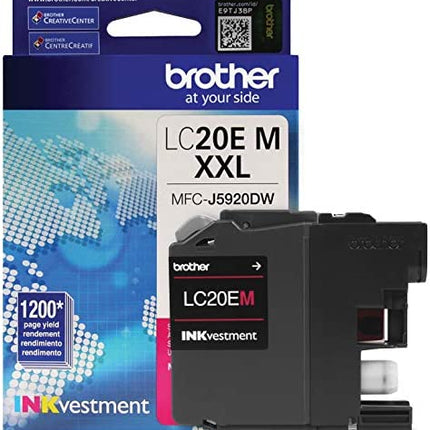 Brother LC20E Extra High Yield Magenta Ink Cartridge