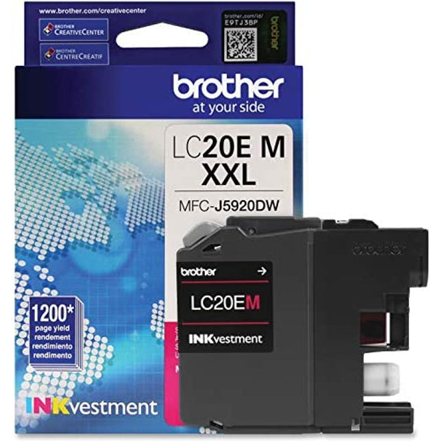 Brother LC20E Extra High Yield Magenta Ink Cartridge
