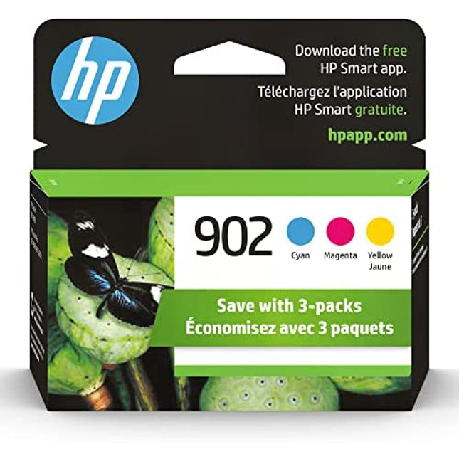 Original HP 902 Cyan, Magenta, Yellow Ink Cartridges