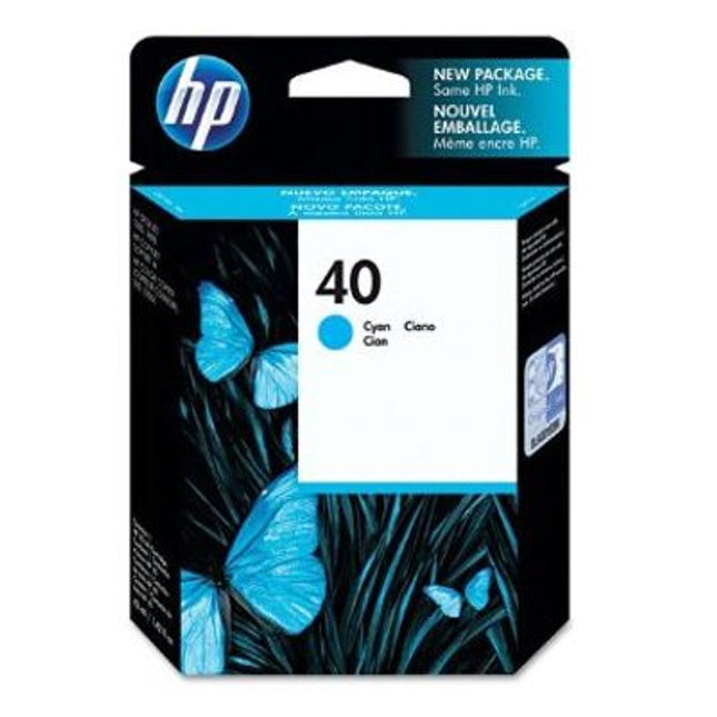 Original HP 40 Cyan (51640C) Ink Cartridge