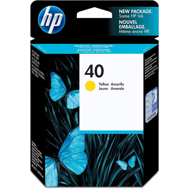 Original HP 40 Yellow (51640Y) Ink Cartridge