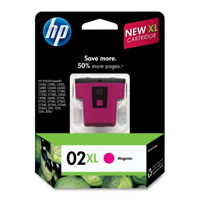 Genuine HP 02XL (C8731WN) Magenta Ink Cartridge
