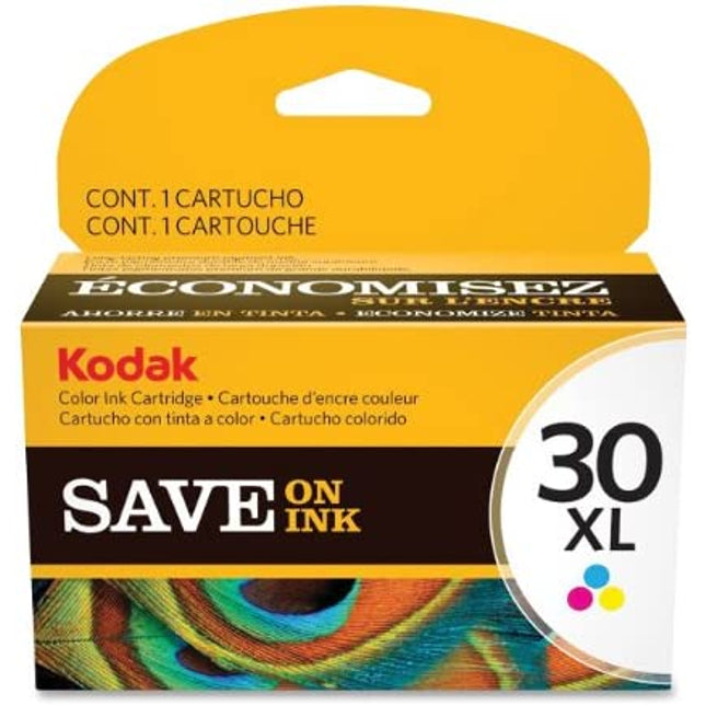 Kodak 30XL High-Yield Tri-Color Ink Cartridge