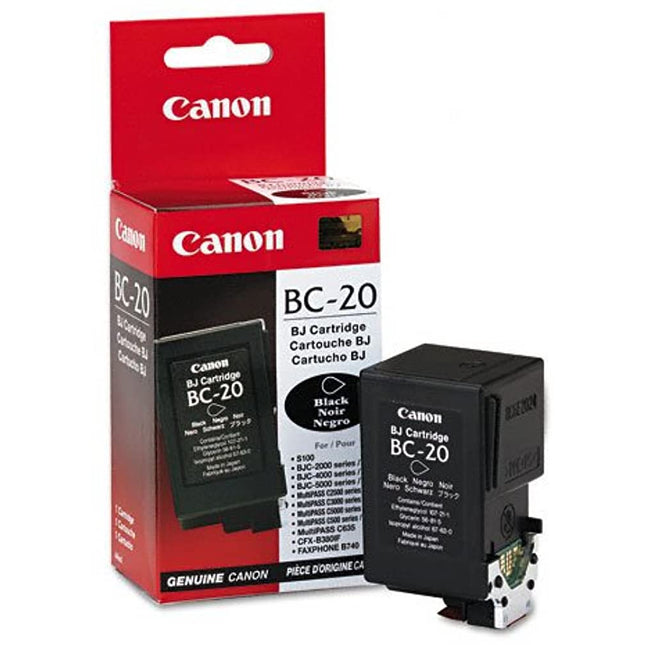 Original Canon BC-20 Black Ink Cartridge