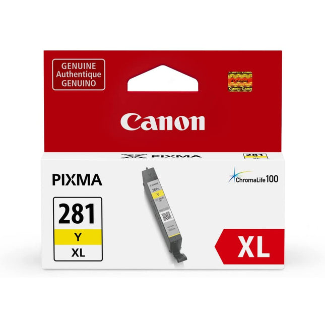 Original Canon CLI-281XL High Yield Yellow Ink Cartridge