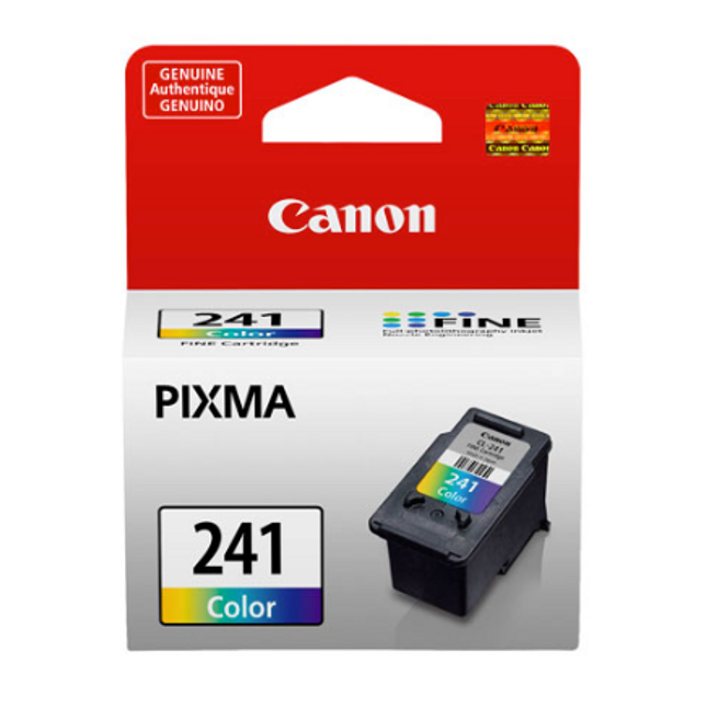 Original OEM Canon CL-241 Standard Yield Tri-Color Inkjet Cartridge