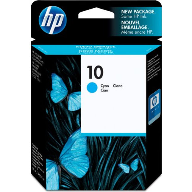 HP 10 Ink Cartridge Cyan-C4841A