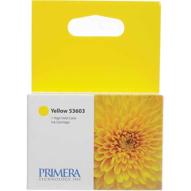 Primera Bravo 4100 Series High-Yield Yellow Ink Cartridge, 53603