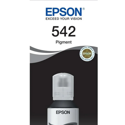 Genuine Epson 542 Standard Yield Black Ink Bottle, T542120