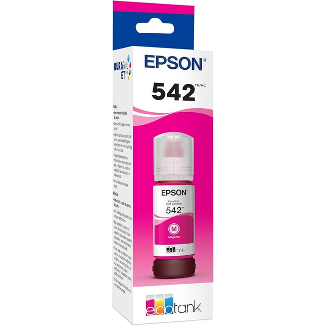 Genuine Epson 542 70ml Standard Yield Magenta Ink Bottle, T542320