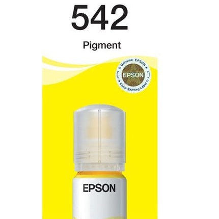 Genuine Epson 542 70ml Standard Yield Yellow Ink Bottle, T542420
