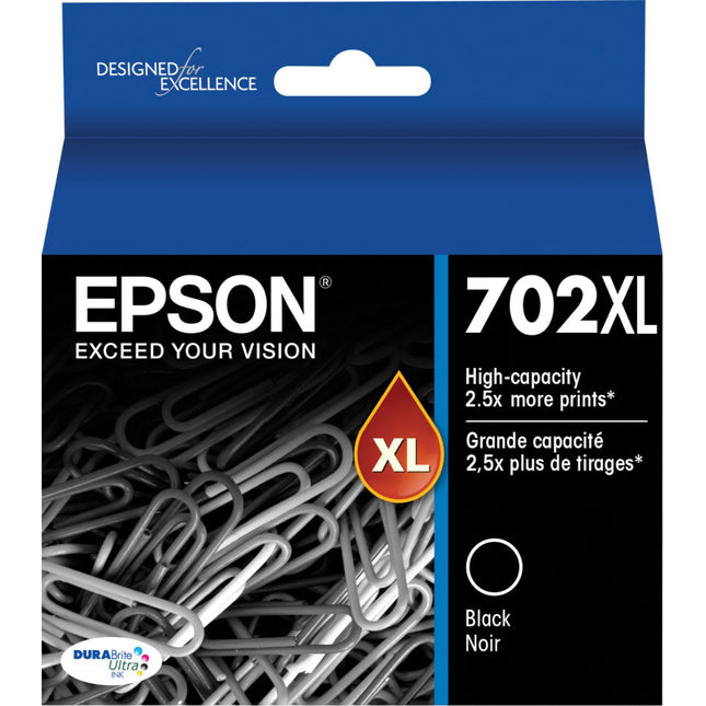 Epson T702XL Black High Yield ( T702XL120-S) Ink Cartridge