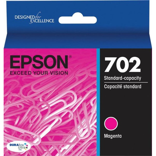 Epson T702 Magenta Standard Yield (T702320-S) Ink Cartridge