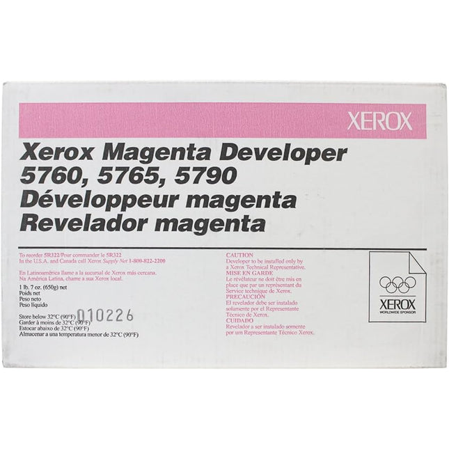 Original Xerox 5R322 Standard Yield Magenta Develpor Develpor Unit