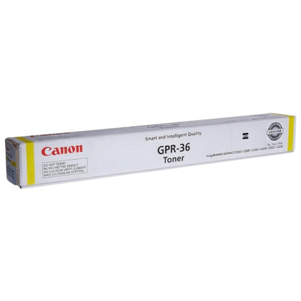 Original Canon GPR-36 Standard Yield Yellow Toner Cartridge, 3785B003AA