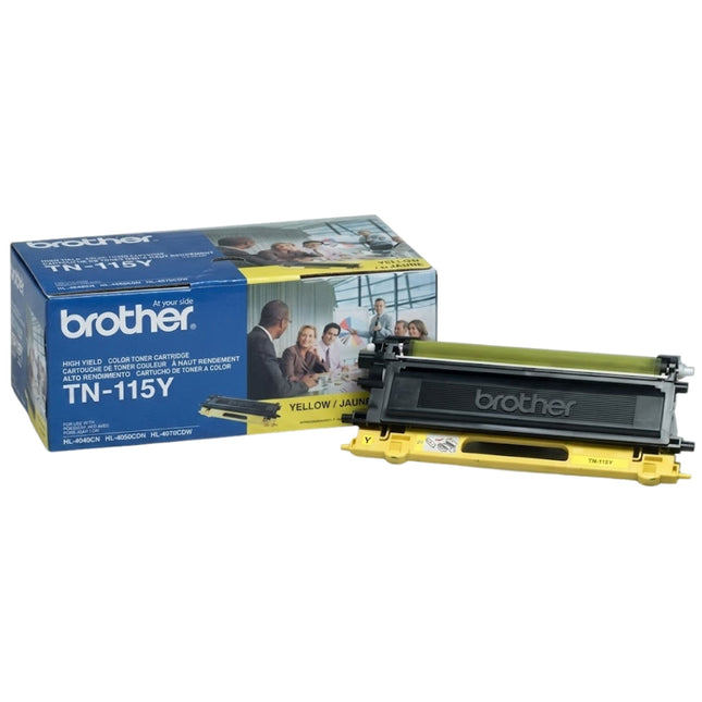 Brother TN-115 Yellow High Yield Toner Cartridge (TN115Y)