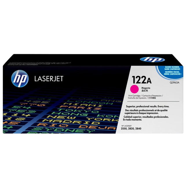 HP 122A (Q3963A) Magenta Original LaserJet Toner Cartridge