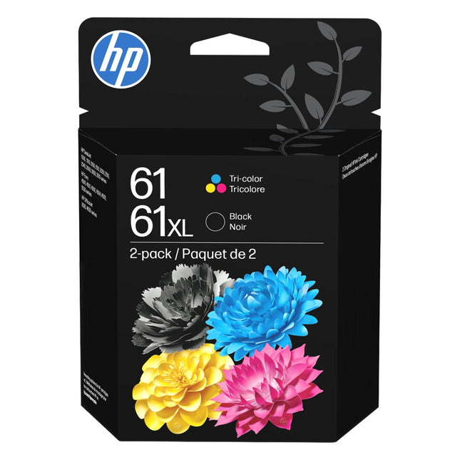Original HP 61XL Black and Color Ink Cartridge