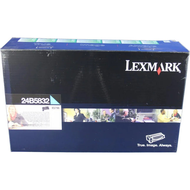 Original Lexmark 24B5832 Extra High Yield Cyan Toner Cartridge