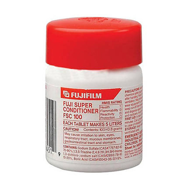 Genuine FujiFilm FSC100 Super Conditioner Tablets Bottle, 600013311