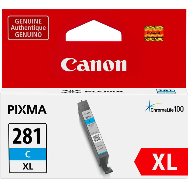 Original Canon CLI-281XL High Yield Cyan Ink Cartridge